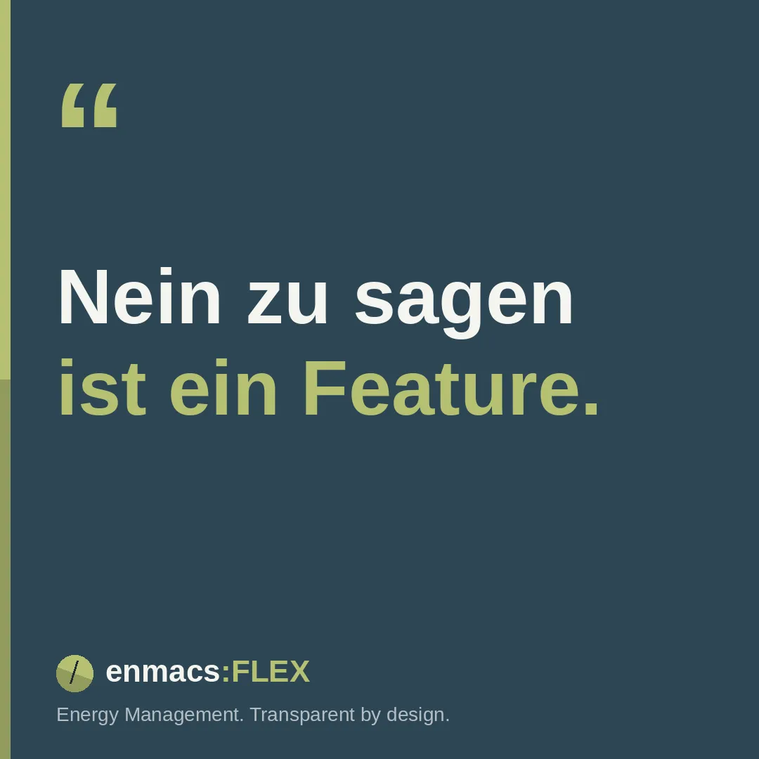 enmacs:FLEX – Visualisierung von Energieflüssen mit Eingriffsmöglichkeit durch den Menschen.