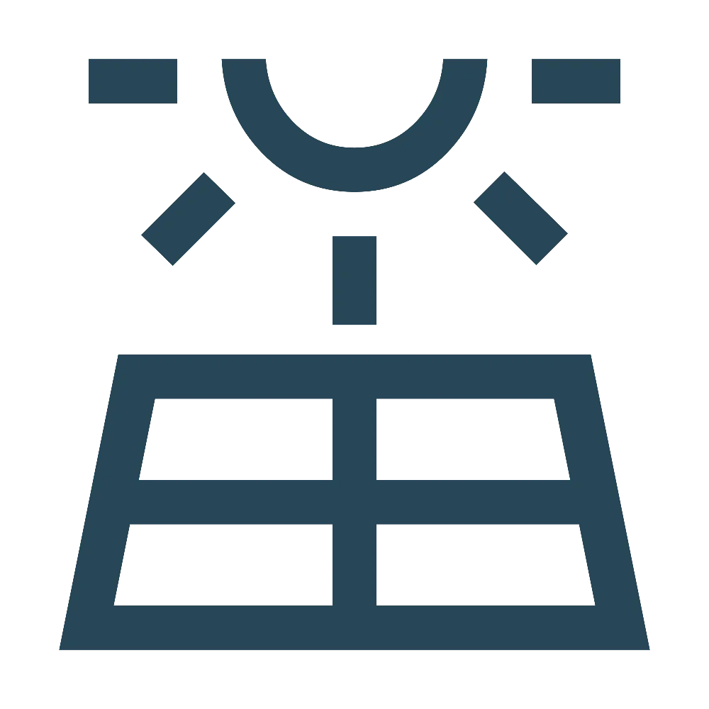 Icon Photovoltaik-Anlage